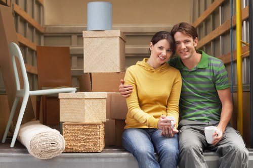 Packing and loading service for a flat in South Kensington