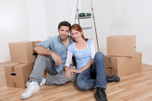 Careful packing and transport during a South Kensington relocation