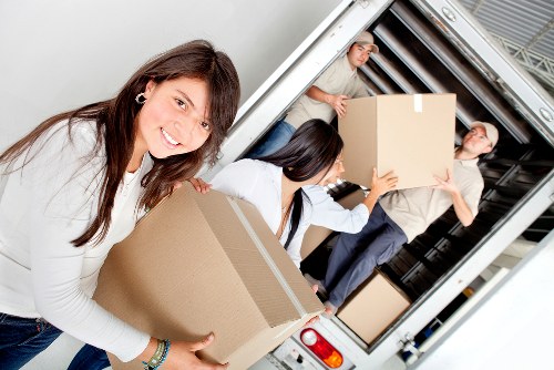 Loading furniture for a South Kensington house or flat move