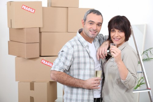 Commercial and residential removal van transport in South Kensington